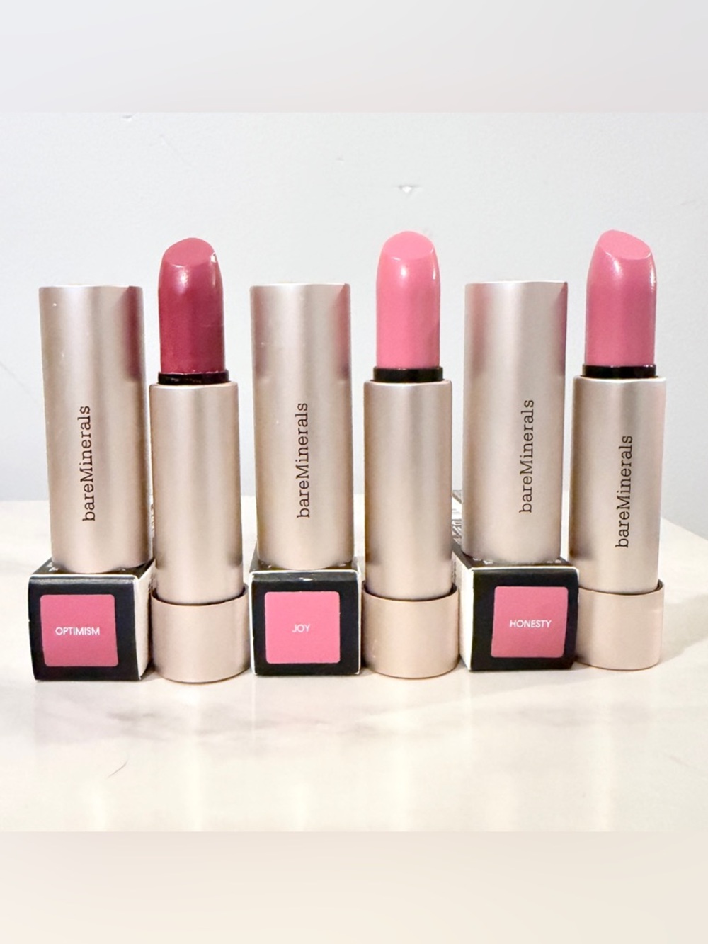 Bare Minerals Mineralist Hydra-Smoothing Lipstick Pink/Rose Set